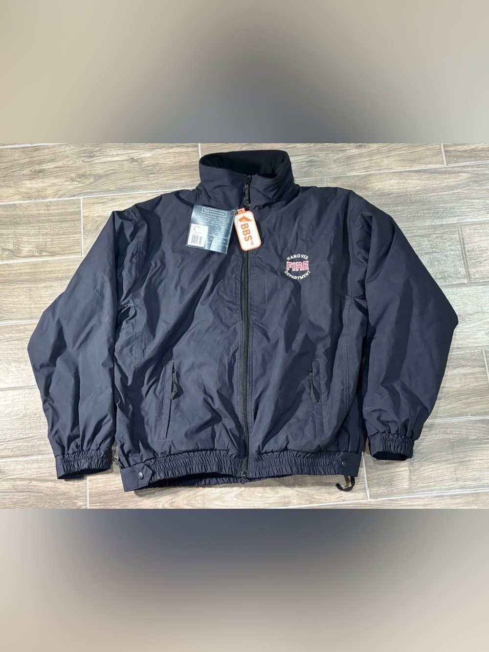 5.11 Tactical Big Horn Jacket Men's Large Blue Fleece Lined Water Resistant